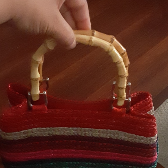 Straw purse Multi colors - Picture 2 of 2